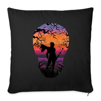 Rollenspieler Gaming - Sofakissenbezug 45 x 45 cm - Schwarz - Vorne