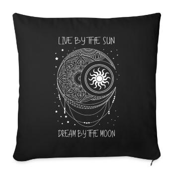 dream catcher - Sofa pillowcase 17,3'' x 17,3'' (45 x 45 cm) - black - Front