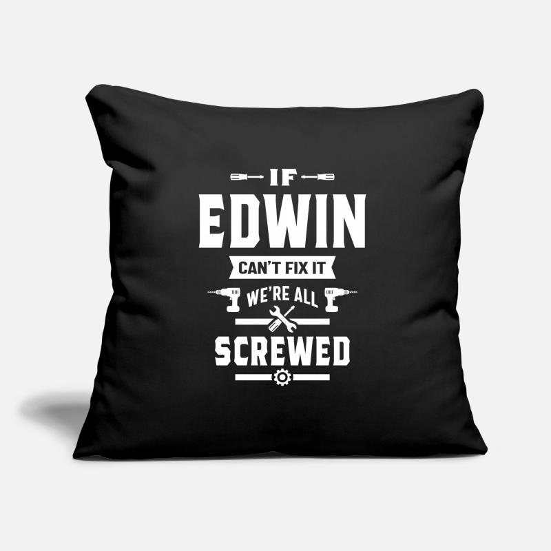 Edwin Personalized Name Birthday Gift Sofa pillowcase 17,3'' x 17,3'' (45 x 45 cm)