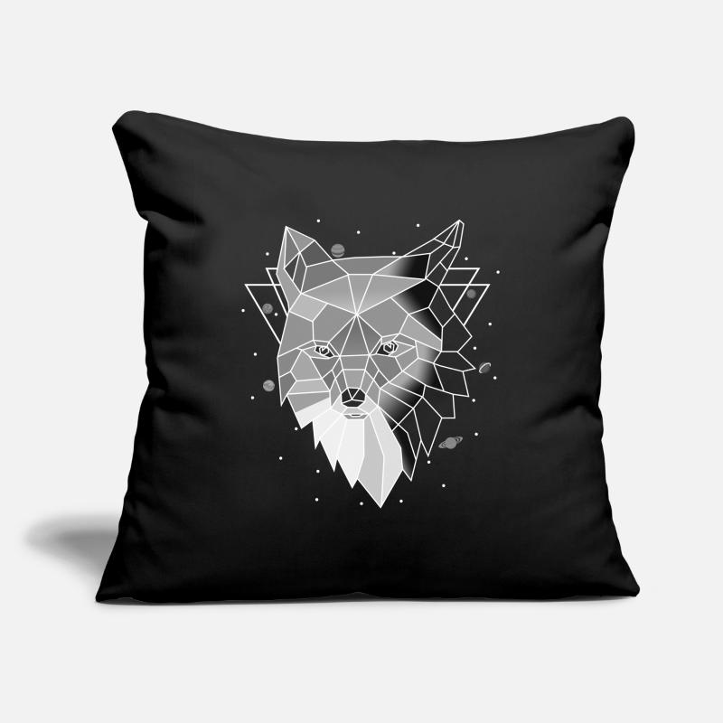 Polygon Wolf Housse de coussin décorative 45 x 45 cm