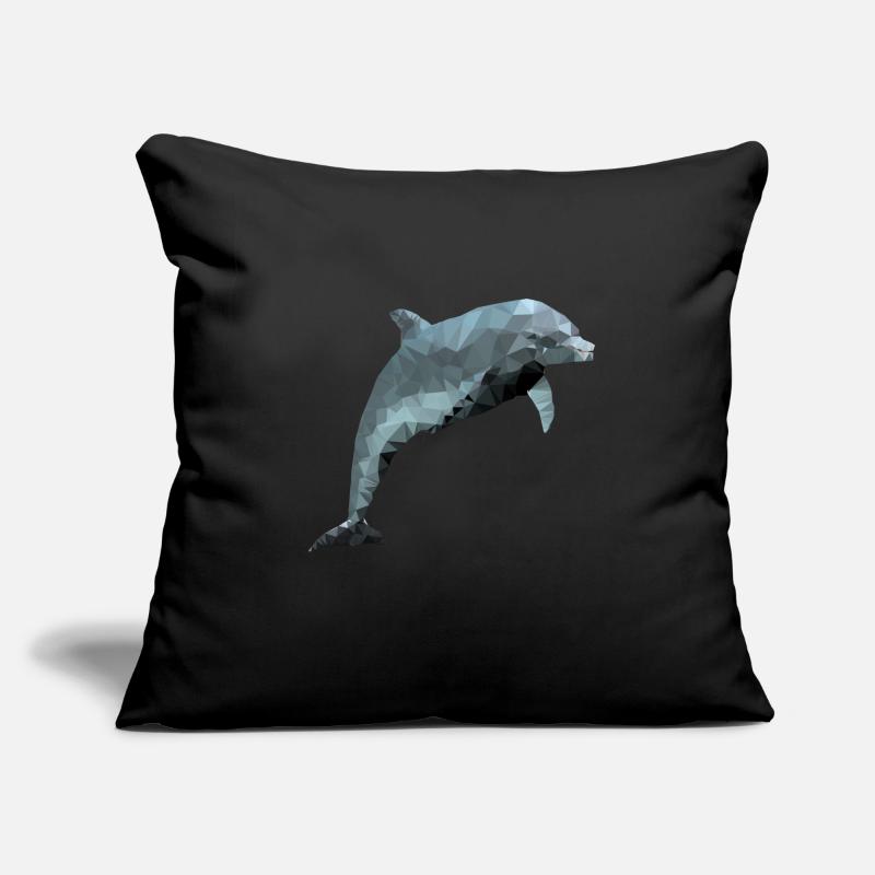 Dolphin - polygon / triangle Sofa pillowcase 17,3'' x 17,3'' (45 x 45 cm)