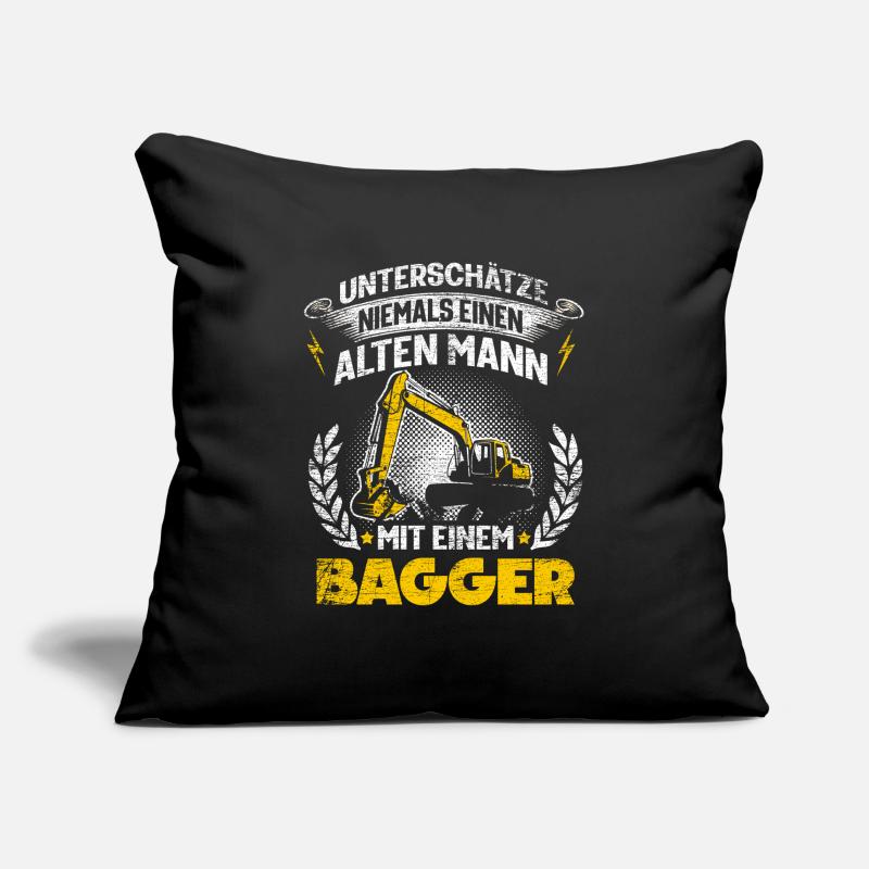 Bagger Baggerfahrer Sofakissenbezug 45 x 45 cm