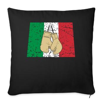 Italy Boxing Martial Arts Sport Kickboxing Italians - Sofa pillowcase 17,3'' x 17,3'' (45 x 45 cm) - black - Front