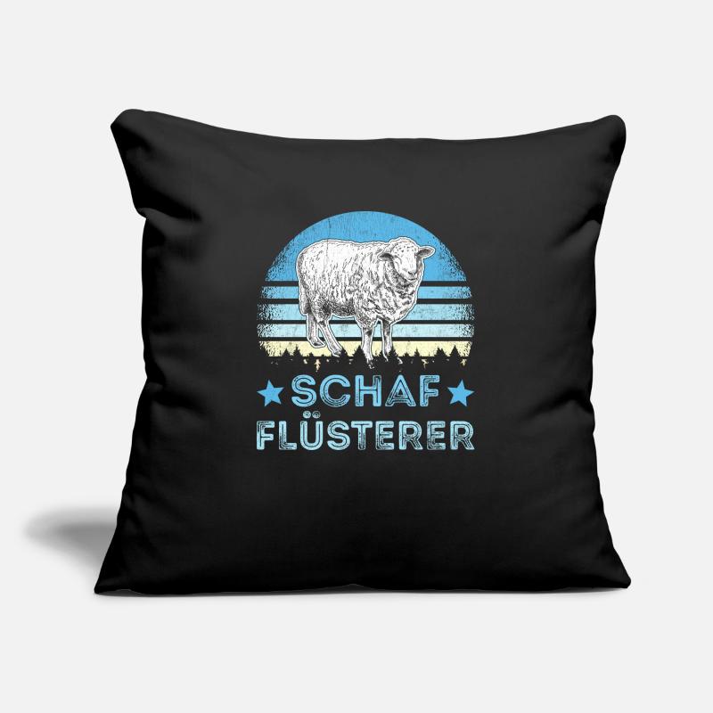 Schafe Schaf Flüsterer Schäfer Hirt Hirte Geschenk Sofakissenbezug 45 x 45 cm