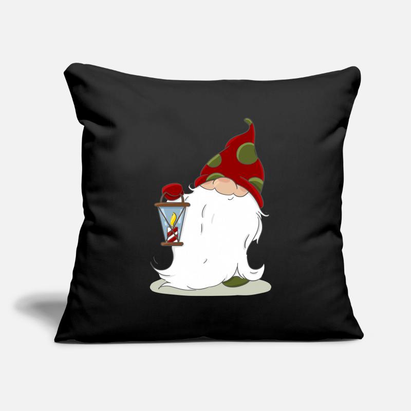 Christmas Nordic Elf Elves Dwarf Lantern Sofa pillowcase 17,3'' x 17,3'' (45 x 45 cm)
