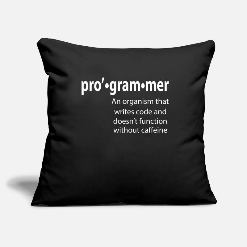 Programmeur - Coder - Hacker - IT Housse de coussin décorative 45 x 45 cm