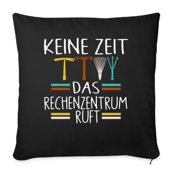 Leiter vom Rechenzentrum Garten Gärtner Gartenbau - Sofakissenbezug 45 x 45 cm - Schwarz - Vorne