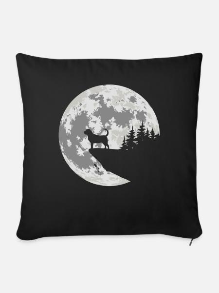 Bloodhound - Sofakissenbezug 45 x 45 cm - Schwarz