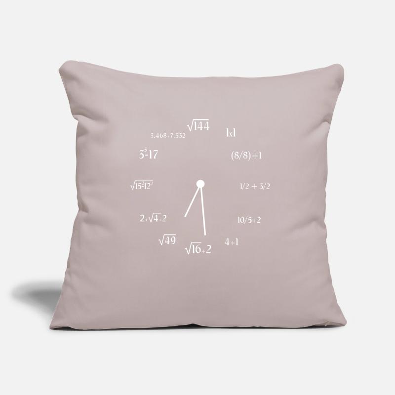 Math Clock Meme Funny Mathematics Clock Math Meme Sofakissenbezug 45 x 45 cm