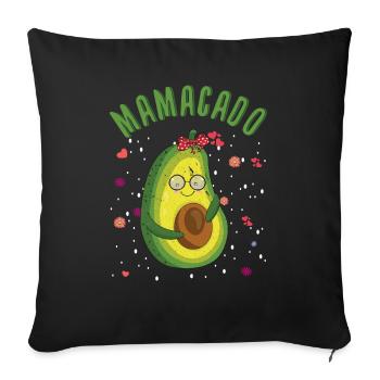 Maman Avocat Maman Maman Bonne Fête des Mères - Housse de coussin décorative 45 x 45 cm - noir - Devant