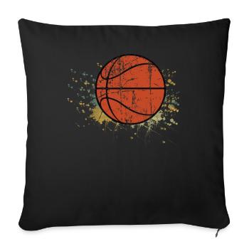 Athlete Ball Game Sport Basket Ball Basketball - Sofa pillowcase 17,3'' x 17,3'' (45 x 45 cm) - black - Front