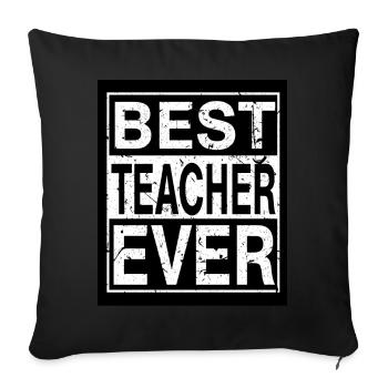 Lehrer Bester Lehrer - Sofakissenbezug 45 x 45 cm - Schwarz - Vorne