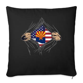 Rip Reveal America State Flag Arizona - Sofakissenbezug 45 x 45 cm - Schwarz - Vorne