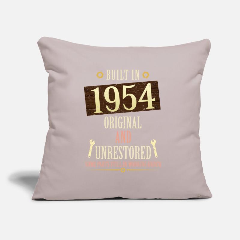 Construit dans l’original de 1954 et non restauré Housse de coussin décorative 45 x 45 cm