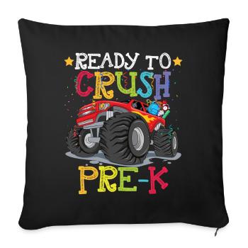Ready To Crush Pre-K - Sofakissenbezug 45 x 45 cm - Schwarz - Vorne