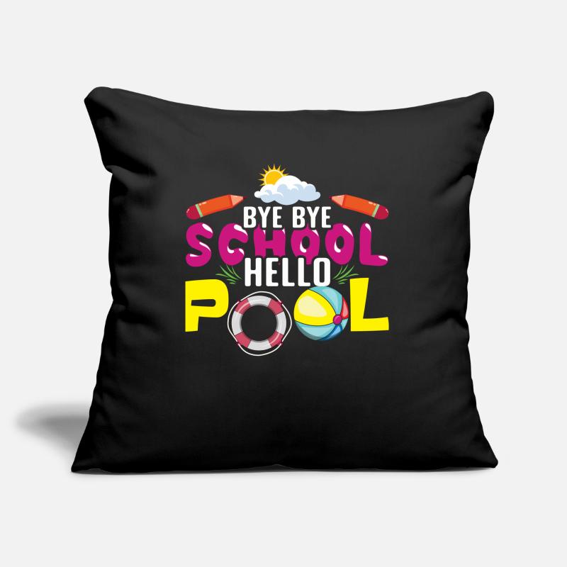 Pool Day Goodbye School Happy Last Class Sofakissenbezug 45 x 45 cm