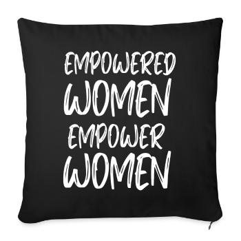 Feminism Rights Womens Equality Empowered Women - Sofakissenbezug 45 x 45 cm - Schwarz - Vorne