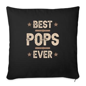 Best Pops Ever - Sofa pillowcase 17,3'' x 17,3'' (45 x 45 cm) - black - Front