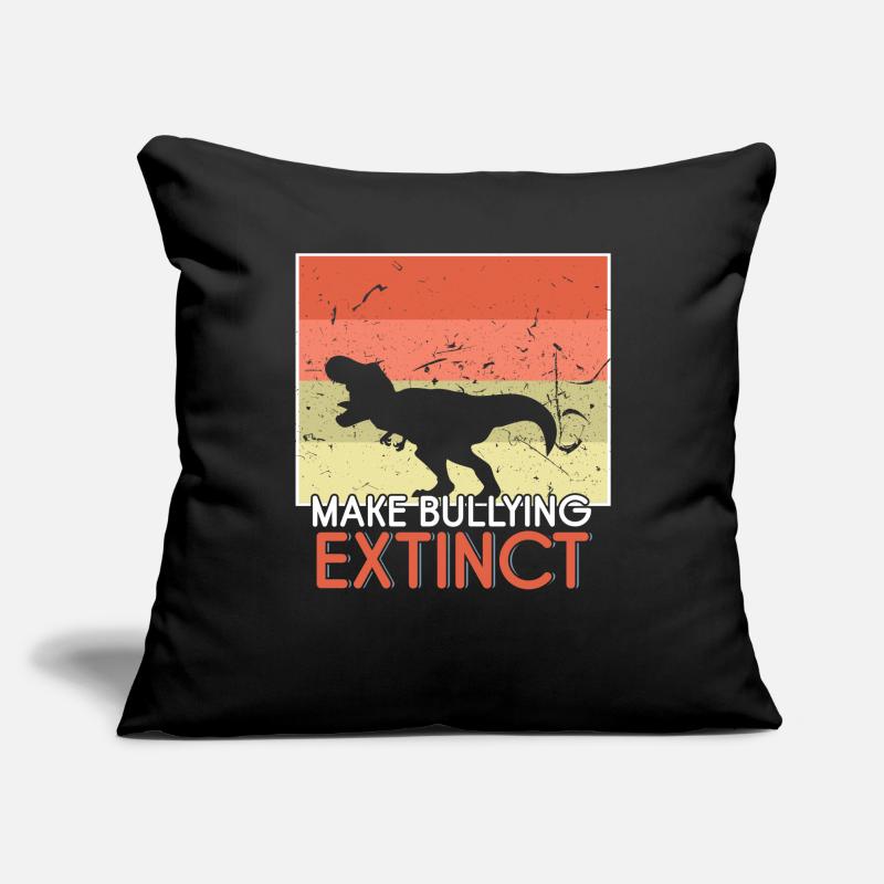 Retro Dinosaur Kindness Awareness Unity Day Sofakissenbezug 45 x 45 cm