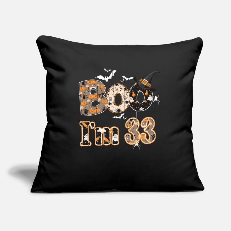 Halloween Pattern Ghost Creatures Birth Age 33 Sofa pillowcase 17,3'' x 17,3'' (45 x 45 cm)