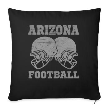 Gear Helmet FootBall Fan State Arizona - Sofakissenbezug 45 x 45 cm - Schwarz - Vorne