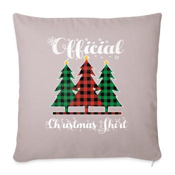 Christmas Elements December Plaid My Christmas - Sofa pillowcase 17,3'' x 17,3'' (45 x 45 cm) - light taupe - Front