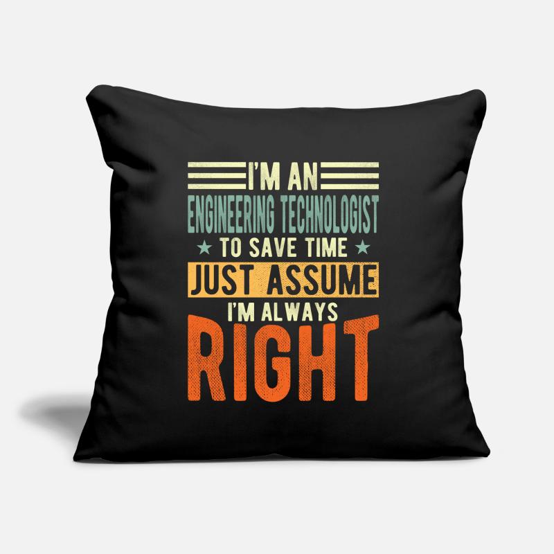 Technology Technologist Sofa pillowcase 17,3'' x 17,3'' (45 x 45 cm)