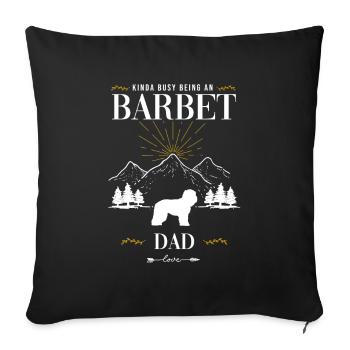 Barbet - Sofa pillowcase 17,3'' x 17,3'' (45 x 45 cm) - black - Front
