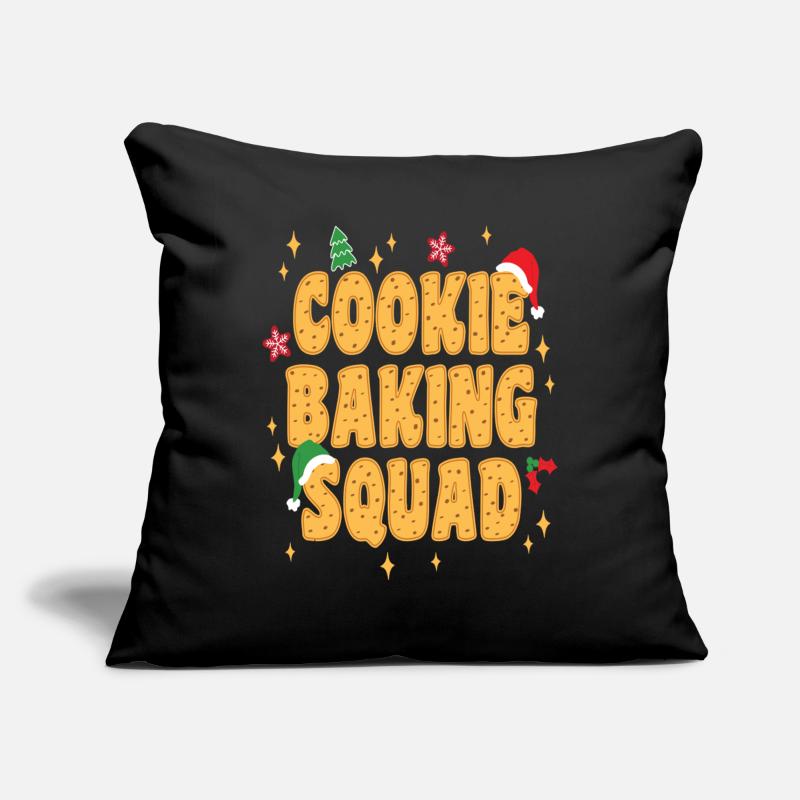 Cookie Baking Squad Christmas Sofa pillowcase 17,3'' x 17,3'' (45 x 45 cm)