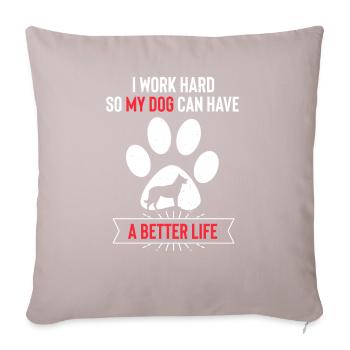 Beauceron - Sofa pillowcase 17,3'' x 17,3'' (45 x 45 cm) - light taupe - Front