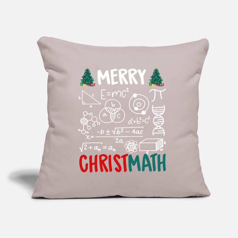 Professeur de maths Noël Joyeux Noël Pyjama Housse de coussin décorative 45 x 45 cm