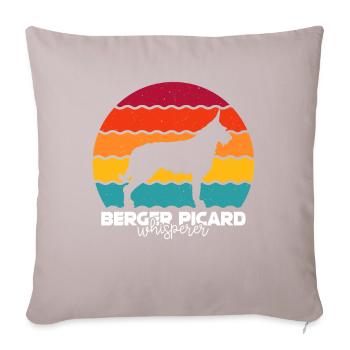 Berger de Picardie - Berger Picard - Sofa pillowcase 17,3'' x 17,3'' (45 x 45 cm) - light taupe - Front