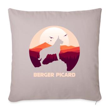 Berger de Picardie - Berger Picard - Sofa pillowcase 17,3'' x 17,3'' (45 x 45 cm) - light taupe - Front