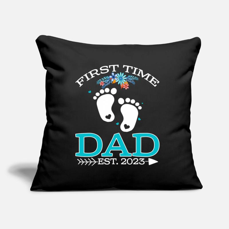 First Time Dad 2023 Sofa pillowcase 17,3'' x 17,3'' (45 x 45 cm)