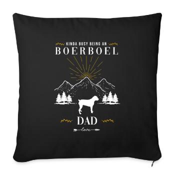 Boerboel - Housse de coussin décorative 45 x 45 cm - noir - Devant