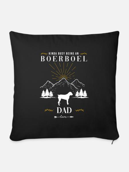 Boerboel - Sofakissenbezug 45 x 45 cm - Schwarz