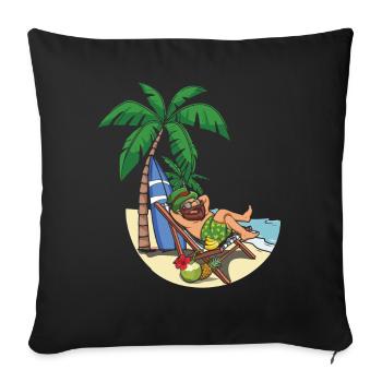 Irish Relaxing Shamrock Saint Patrick Day - Sofakissenbezug 45 x 45 cm - Schwarz - Vorne
