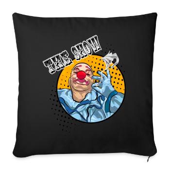 DIE SHOW - Sofakissenbezug 45 x 45 cm - Schwarz - Vorne
