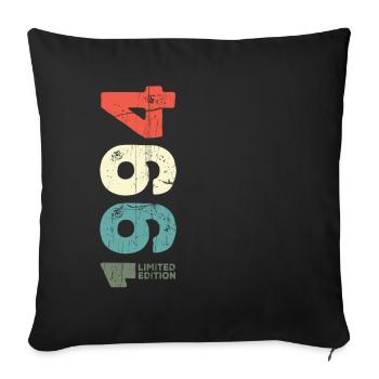 Since 1994 Year 1994 Retro 1994 Vintage 1994 - Sofa pillowcase 17,3'' x 17,3'' (45 x 45 cm) - black - Front