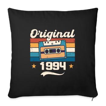 Born Gift Original 1994 Gift Idea 1994 - Housse de coussin décorative 45 x 45 cm - noir - Devant