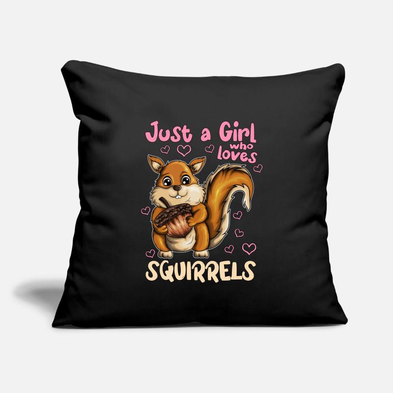 Cool Squirrel Rodent Nut Lover Design Sofa pillowcase 17,3'' x 17,3'' (45 x 45 cm)