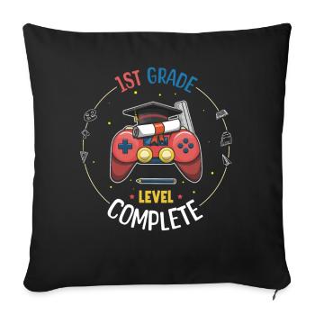 Bye Schools Out Last Class Day Of Summer 1st Grade - Sofa pillowcase 17,3'' x 17,3'' (45 x 45 cm) - black - Front