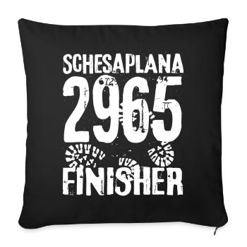 Schesaplana Scesaplana Brandnertal Wandern - Sofakissenbezug 45 x 45 cm - Schwarz - Vorne