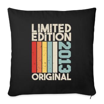 2013 - Limited Edition Birthday Gift 2013 Original - Sofakissenbezug 45 x 45 cm - Schwarz - Vorne