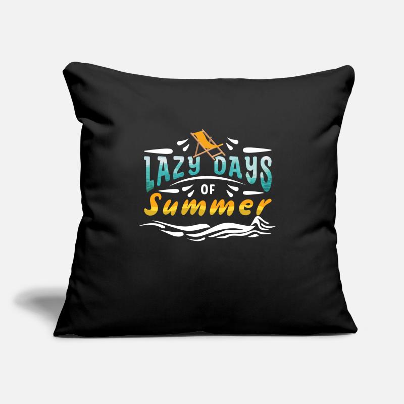 Funny Lazy Summer Surf Hello Summer Sofa pillowcase 17,3'' x 17,3'' (45 x 45 cm)