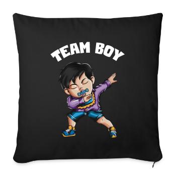 Team Boy Young Man Grandson Baby Infant - Sofa pillowcase 17,3'' x 17,3'' (45 x 45 cm) - black - Front