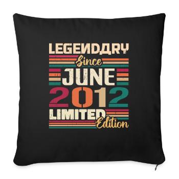 Legendary June 2012 Limited Edition June 2012 - Sofa pillowcase 17,3'' x 17,3'' (45 x 45 cm) - black - Front