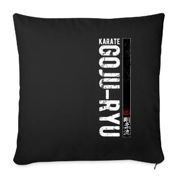 Karate Goju Ryu Kanji Kampfkunst Japan - Sofakissenbezug 45 x 45 cm - Schwarz - Vorne