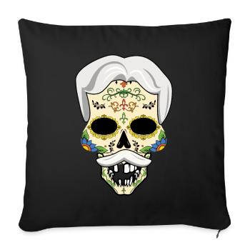 Abuelo Grandpa Grandparents Day Día De Los Muertos - Sofa pillowcase 17,3'' x 17,3'' (45 x 45 cm) - black - Front