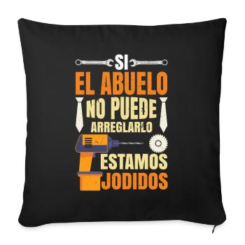 Father's Day Funny Granddad For Cool Grandpa - Sofa pillowcase 17,3'' x 17,3'' (45 x 45 cm) - black - Front